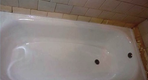Реставрация ванны жидким акрилом | Шумерля